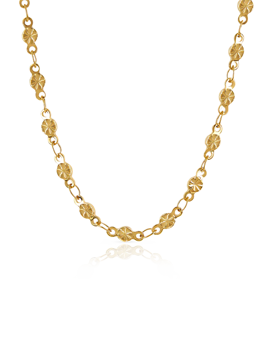 Helio Necklace, Gold