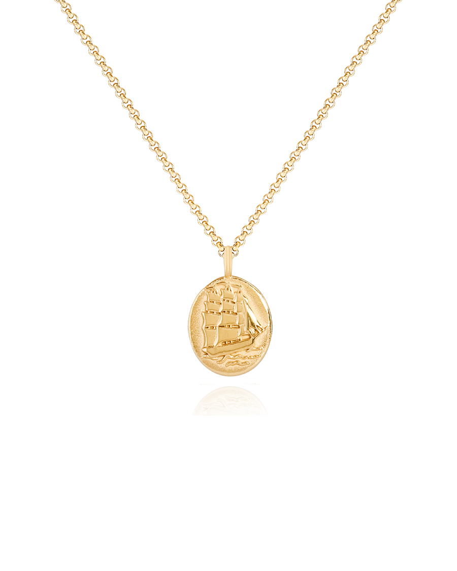 Maren Necklace, Gold