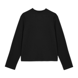 Micah Waffle Jumper, Black