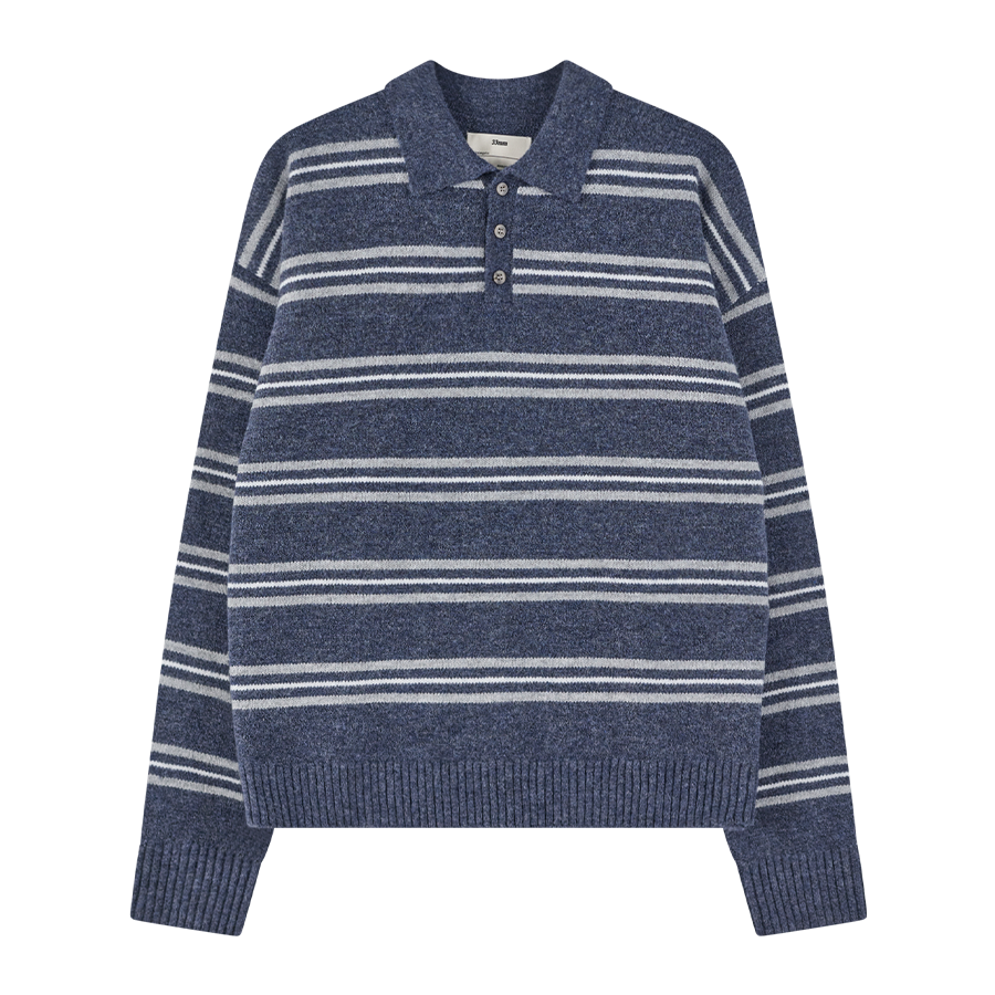 【新品未使用】Nala Polo knit Myles Polo Knit, Brown – 33mm