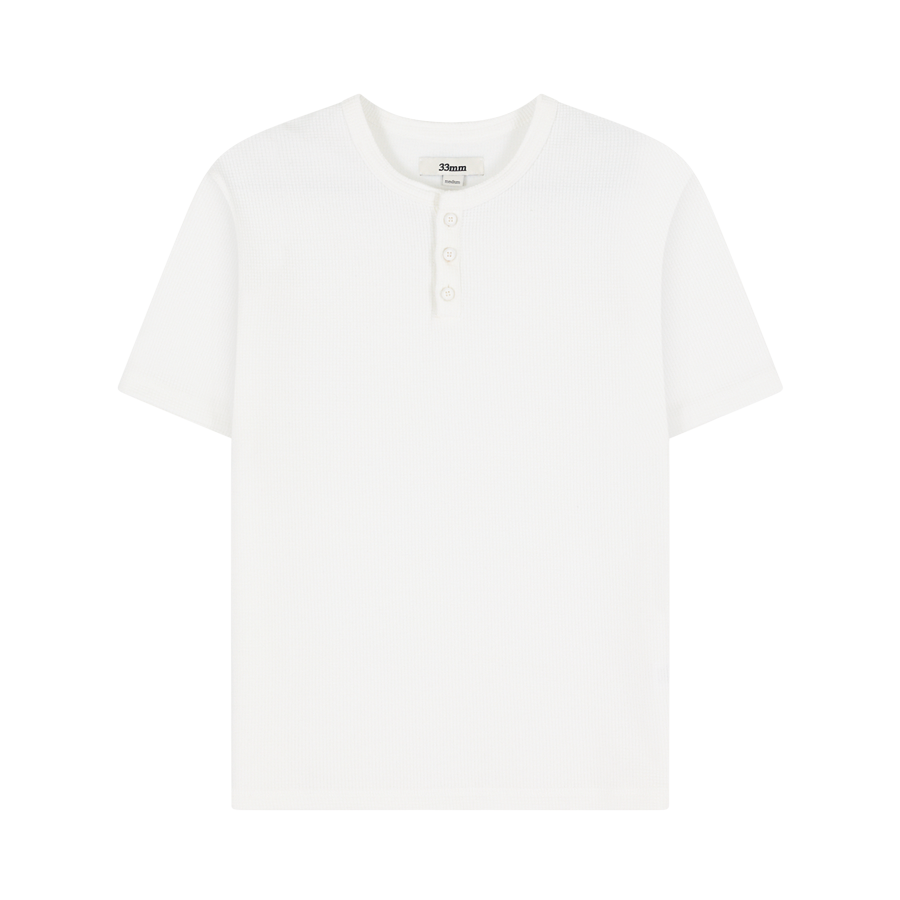 Nils Henley T-Shirt, White – 33mm