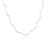 Rocío Necklace, Silver