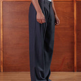 Dylan Wool Trousers, Charcoal
