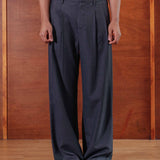 Dylan Wool Trousers, Charcoal