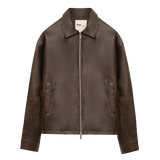 Zayn Leather Jacket, Brown